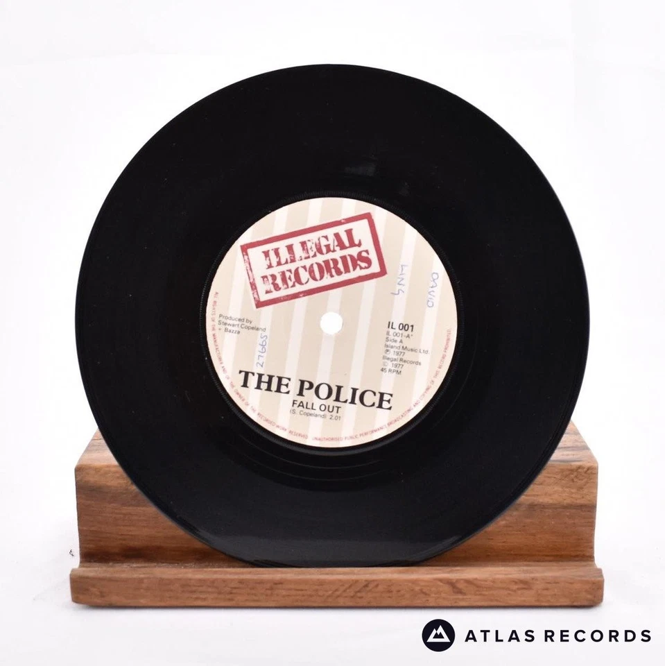 The Police - Nothing Achieving / Fall Out - Reissue 7" Vinyl Record - EX/VG+ - Image 4 of 4