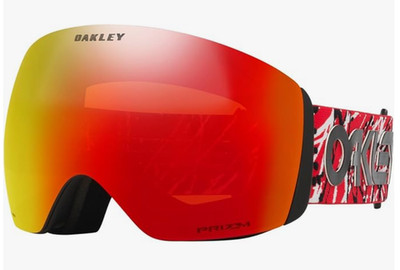 NEW Oakley Flight Deck L Snow Goggles-Red Eddie-Prizm Torch Lens