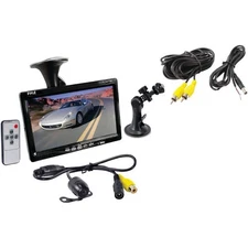 Pyle PLCM7700 7'' Window Suction Mount LCD Video Monitor w/ Rearview Camera