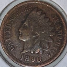 1898 Indian Head Cent **Free Shipping**