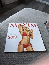 2013  Maxim Magazine 15" x 13"  12 Month Year Swimsuit Calendar