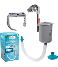 U.S. Pool Supply Premium Above Ground Pool Surface Skimmer, Wall Mount, Cleaner