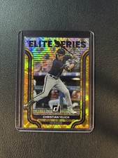 2022 Panini Donruss - Elite Series Christian Yelich #ES-2 Gold /99 In Sleeve