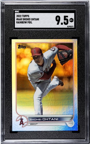 ⚾️2022 Topps Rainbow Foil Shohei Ohtani #660 (SGC 9.5MT+)