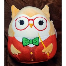 Jaydelle the Owl Squishmallows "Back to School" Kellytoy Official Collection NWT