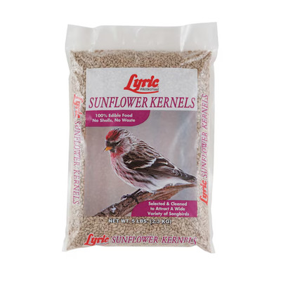 Lyric Hulled Sunflower Kernels Bird Seed 5-lb