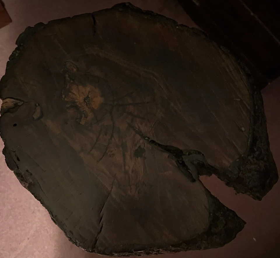 Black Walnut Handcrafted End Table: 15”x30” Natural Dark Rich Look. Very Strong - Image 4 of 4