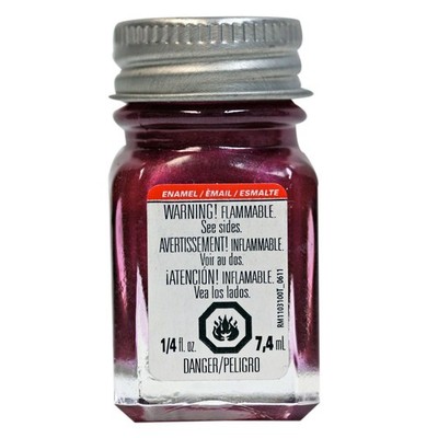 Testors Enamel Gloss and Flat Plastic Model Paint Glass Bottles 1/4 Fl.Oz.