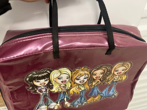Vintage Bratz Rosa Fransen Tragetasche Aufbewahrungstasche mit Einsätzen 2002 - Bild 2 von 8
