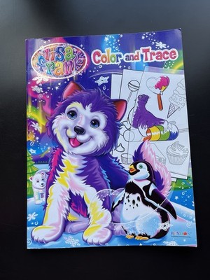 Lisa Frank Color And Trace Activity Book 2012 With Character Stand Ups