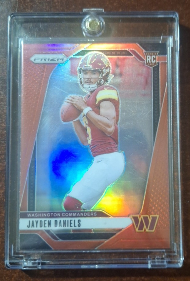 2024 Panini Prizm Retail Red #347 Jayden Daniels Rookie RC SP SSP Commanders