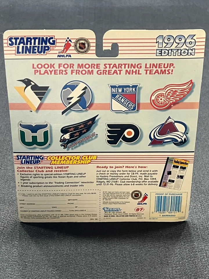 Kenner 1996 alineación inicial Tom Barrasso Foto 2 de 2