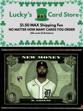 2023 Bowman Platinum #NM-8 Riley Greene New Money Rookie