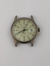 Vtg UNTESTED NOS Men's Roots Canada Military Style Watch Metal Body 33mm