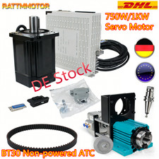 BT30 Non-Powered ATC Spindle AC Servo Motor Driver Controller Kit 750W 1000W 1KW