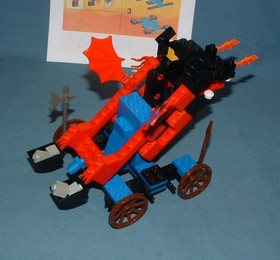 CASTLE, DRAGON KNIGHTS, DRAGON DEFENDER SET NO. 6043 - LEGO - 1994 - USED