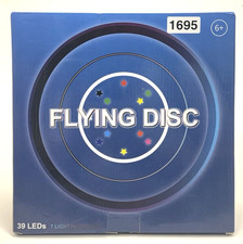 NEW - LED Flying Disc 39 LEDs 7 Lighting Modes - Rechargeable - Outdoor