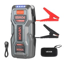 Jump Starter, 3000A Peak, Car Jumper Starter Battery Pack, 12V Portable Lithium