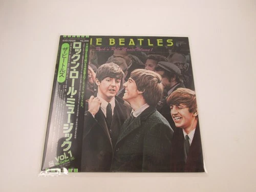 BEATLES ROCK 'N' ROLL MUSIC VOL.1 EMI/ODEON EAS-70128 with OBI Japan LP Vinyl
