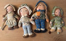 Vintage Knickerbocker Holly Hobbie Doll Collectibles -Set of 4