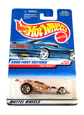    Hot Wheels SURF CRATE von 2000 in OVP * Surfbrett onboard * MOC