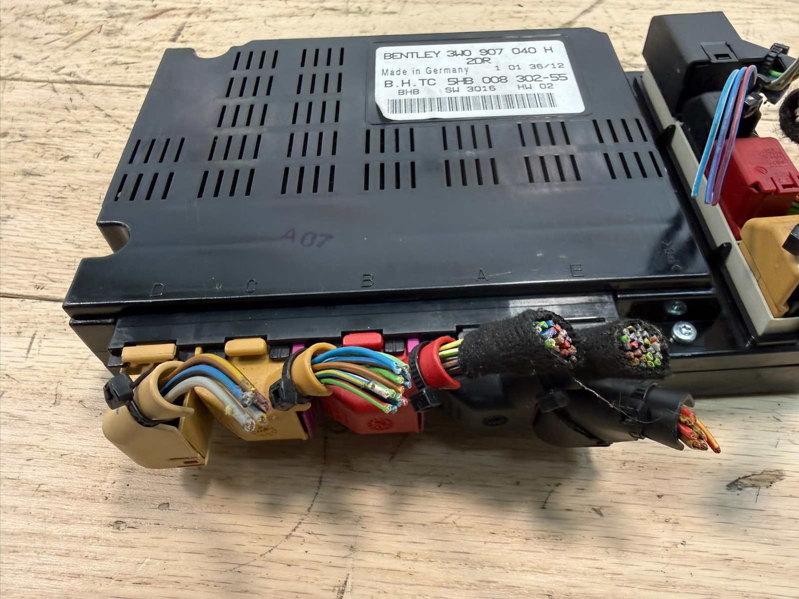 2013 BENTLEY CONTINENTAL GT OEM AIR CONDITIONING A/C CONTROL UNIT 3W0907040H