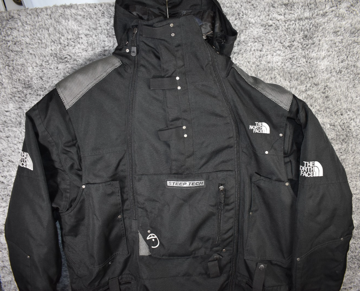 The North Face Steep Tech Jacket Men's Size XL Black Grey | eBay
