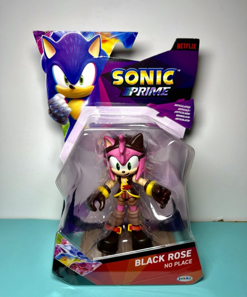 2024 JAKKS Pacifc Sonic Prime [Netflix] Figure: BLACK ROSE (No