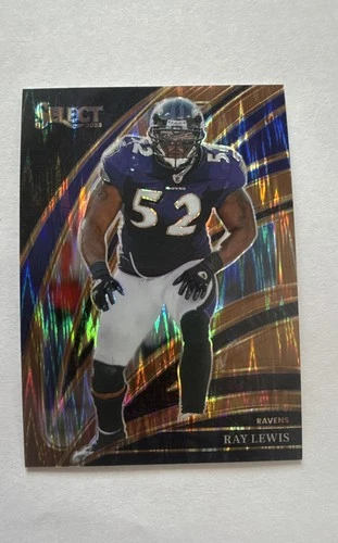 2025 Panini Select - Club Level Ray Lewis #299 Copper Shock Prizm /899