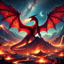 Dragon Diamond Art Kits for Adults, 5D Dragon Diamond Painting Kits for Beginner