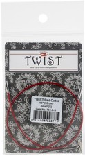 ChiaoGoo TWIST Red Lace Interchangeable Cables 14"-Small