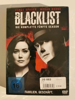 Blacklist Staffel Season 5 (fünf) alle 6 DVD Deutsch James Spader Papphülle Neu!