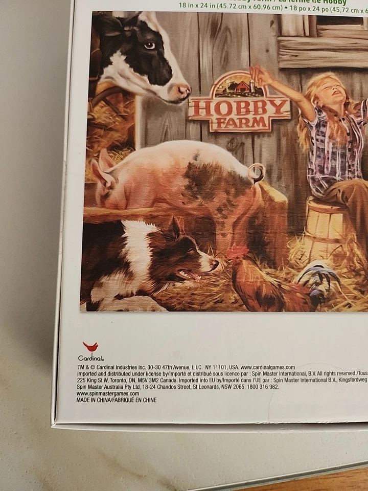 Hobby Farm 1000 pc puzzle Country Life Horsegirl New Opened - Image 4 of 4