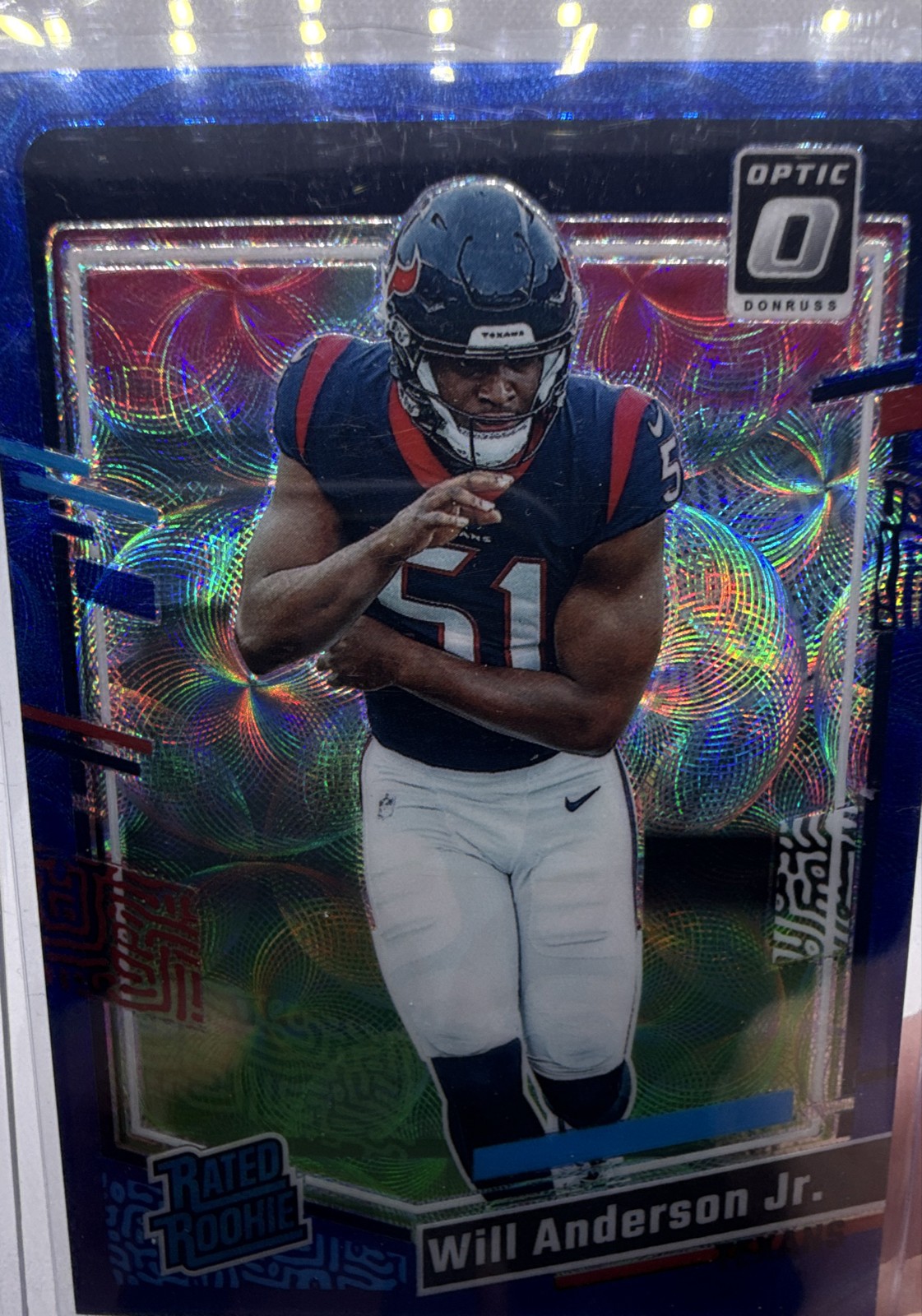 2023 Panini Donruss Optic - Rated Rookie Will Anderson #246 Blue Scope Prizm...