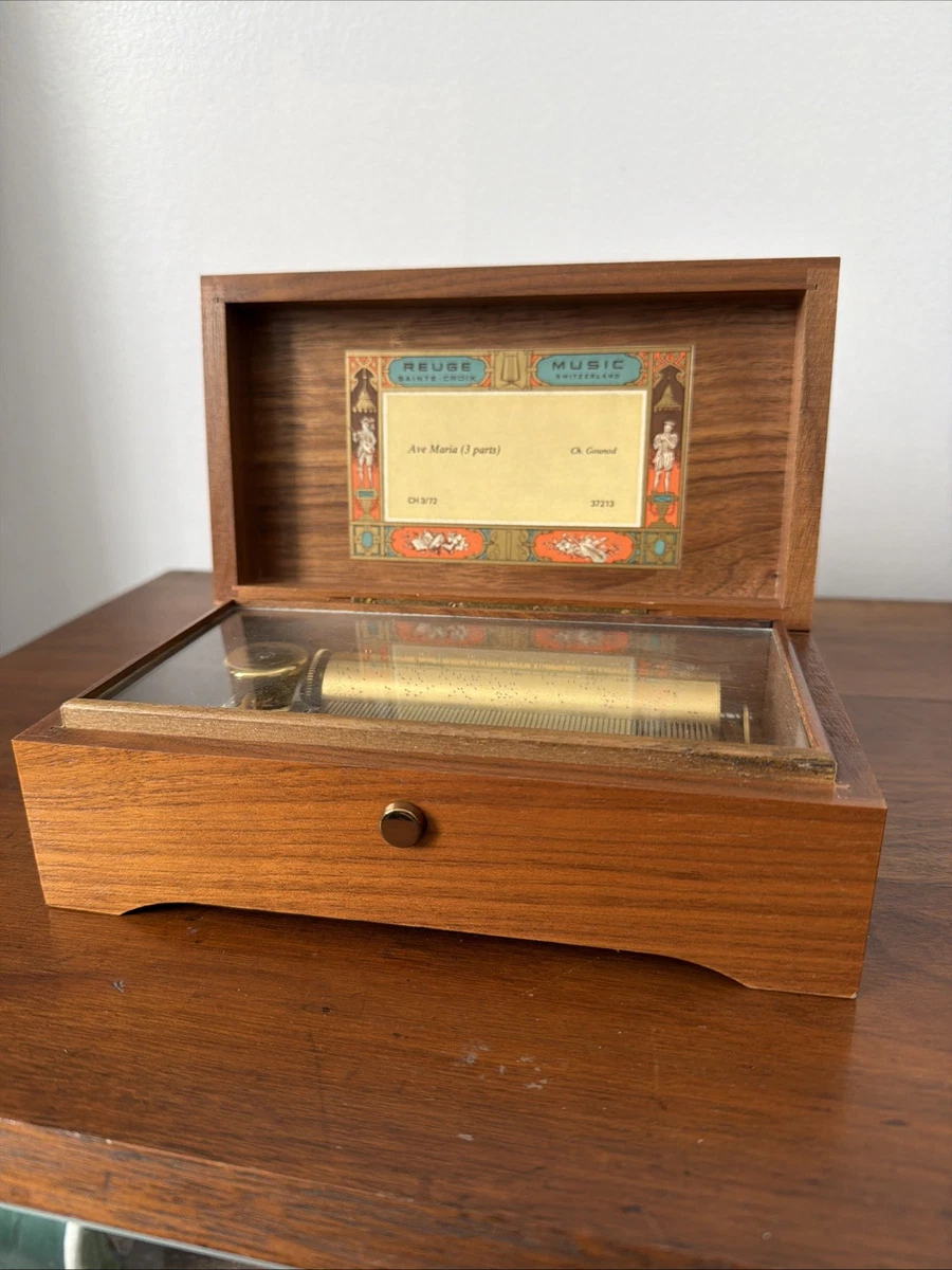 Reuge Sainte Croix In Collectible Music Boxes (1940-1970) for sale