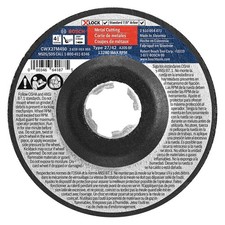 BOSCH CWX27M450 Abrasive Cut-Off Wheel,4-1/2" dia. 54ZT77