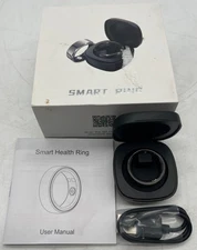 Twievo Smart Ring R6 Fitness Tracker Heart Rate Sleep Monitor Black Size 9