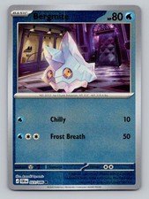 Bergmite 023/086 Common Chaos Rising Pokemon Reverse Holo Near Mint