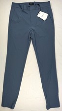 NWT Theory Peterson Neoteric Chino Pants 30 Blue Slim Tapered Stretch 195