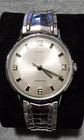 Vintage 1968 Timex 2017 Manual Wind Watch 2468 Silver Dial – Not Working