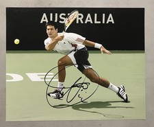 Novak Djokovic Hand Signed 10x8 Tennis Photo - Serbia  -