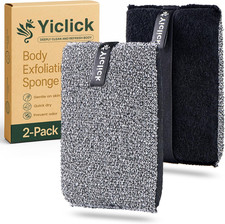 Exfoliating Body Scrubber 2 Pack , Body Scrubber Exfoliator, Exfoliating Sponge