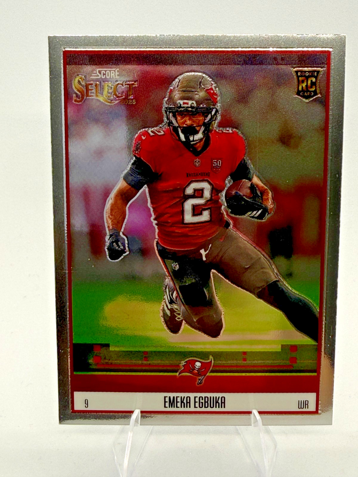 2025 Panini Select Throwback RC #21- Emeka Egbuka- Buccaneers