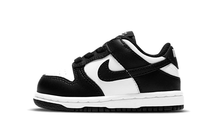 Nike SB Dunk Low Toddler’s Shoe - Black/White (CW1589-100)