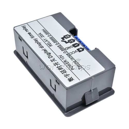 12V Timing Delay Relay Module Thermostat Digital LED Dual Display 0-999 hours - Picture 10 of 10