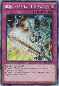Bujin Regalia - The Sword - MP14-EN107 - Common - 1st Edition x3 - Near Mint