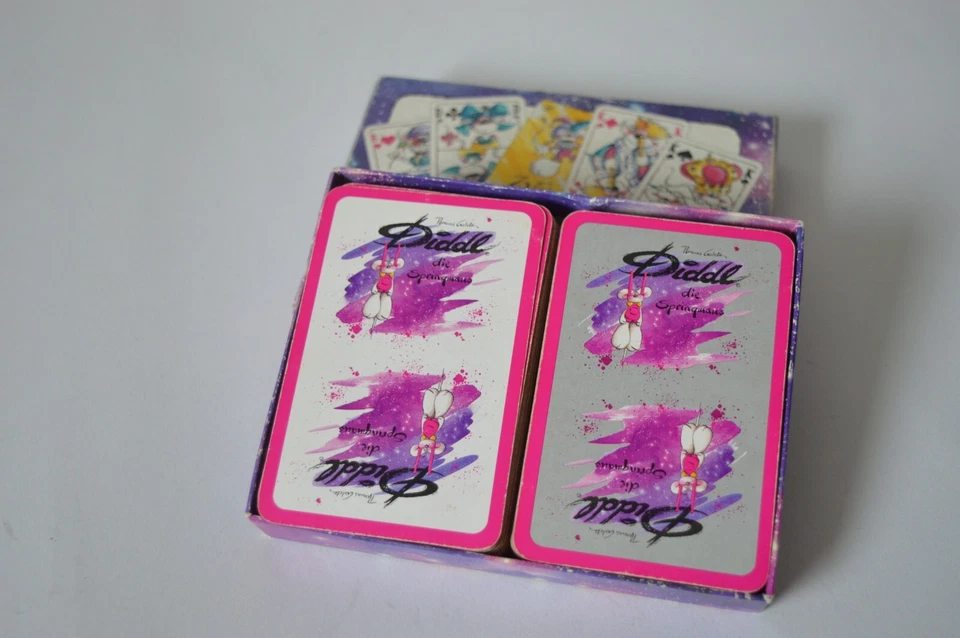 Diddl - Romme Rommé  Canasta Bridge Kartenspiel vollständig 90er - Bild 3 von 4