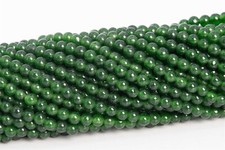 2-3MM Malaysian Jade Beads Emerald Green Color Round Gemstone Loose Beads 14.5"