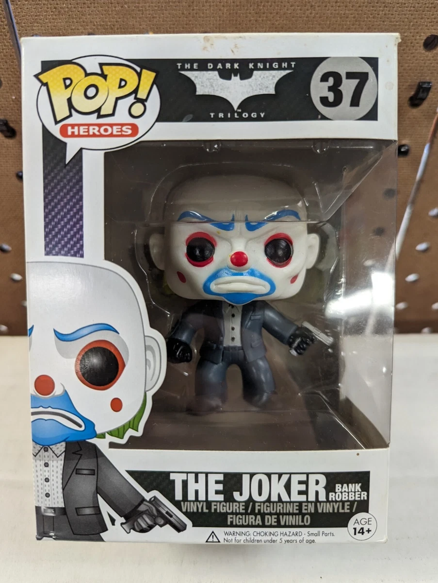 Funko Pop The Joker Bank Robber 37 Batman Dark Knight Trilogy BOX DAMAGE