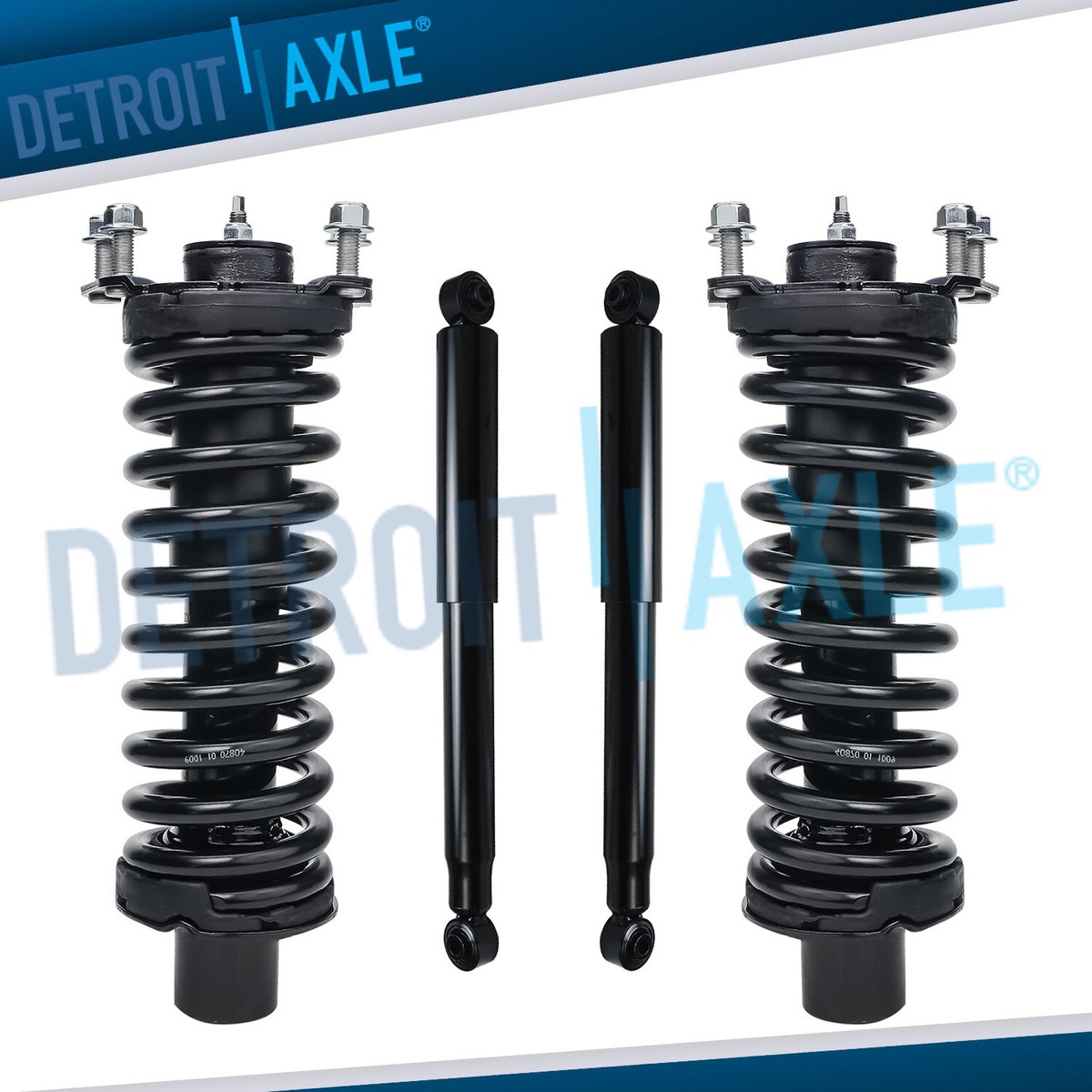 Front Struts w/ Coil Spring + Rear Shock Absorbers for Jeep